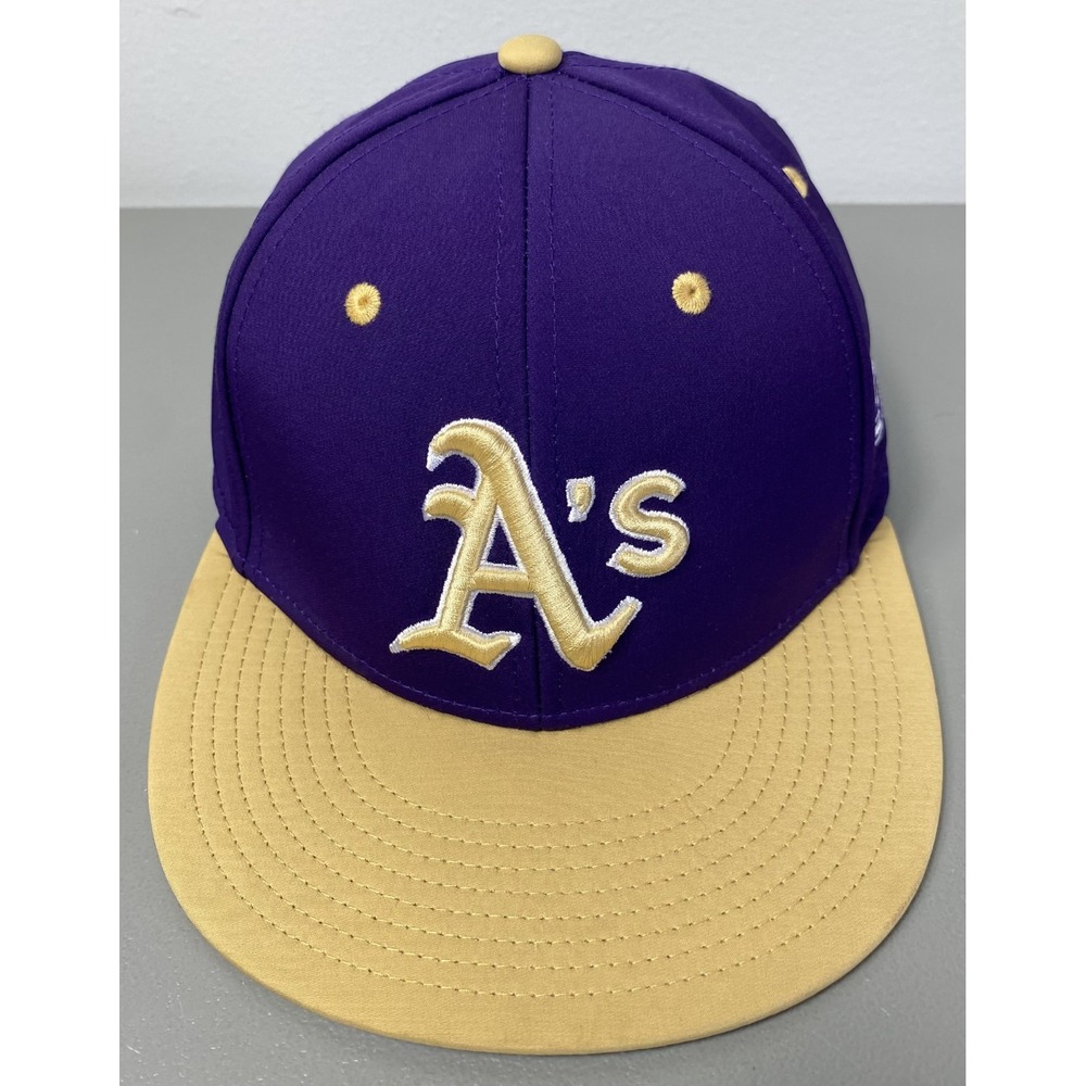 Oakland Athletics A's The Game Pro Hat Cap Size Small Purple